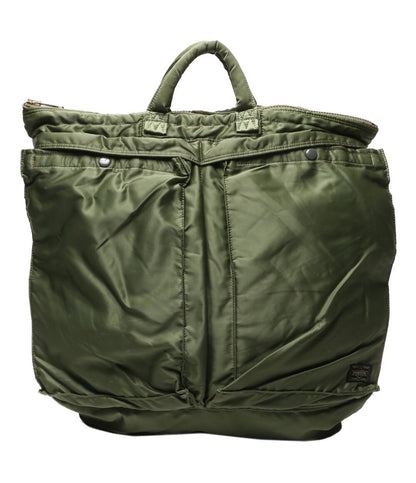 PORTER 2way ヘルメットバッグ TANKER セージグリーン メンズ ポーター
