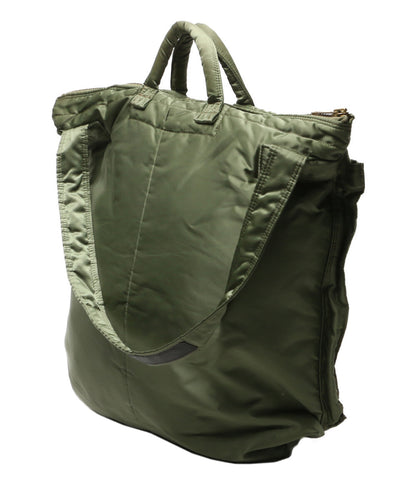 PORTER 2way ヘルメットバッグ TANKER セージグリーン メンズ ポーター