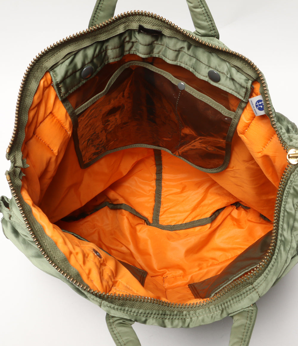 PORTER 2way ヘルメットバッグ TANKER セージグリーン メンズ ポーター