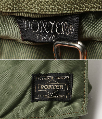 PORTER 2way ヘルメットバッグ TANKER セージグリーン メンズ ポーター