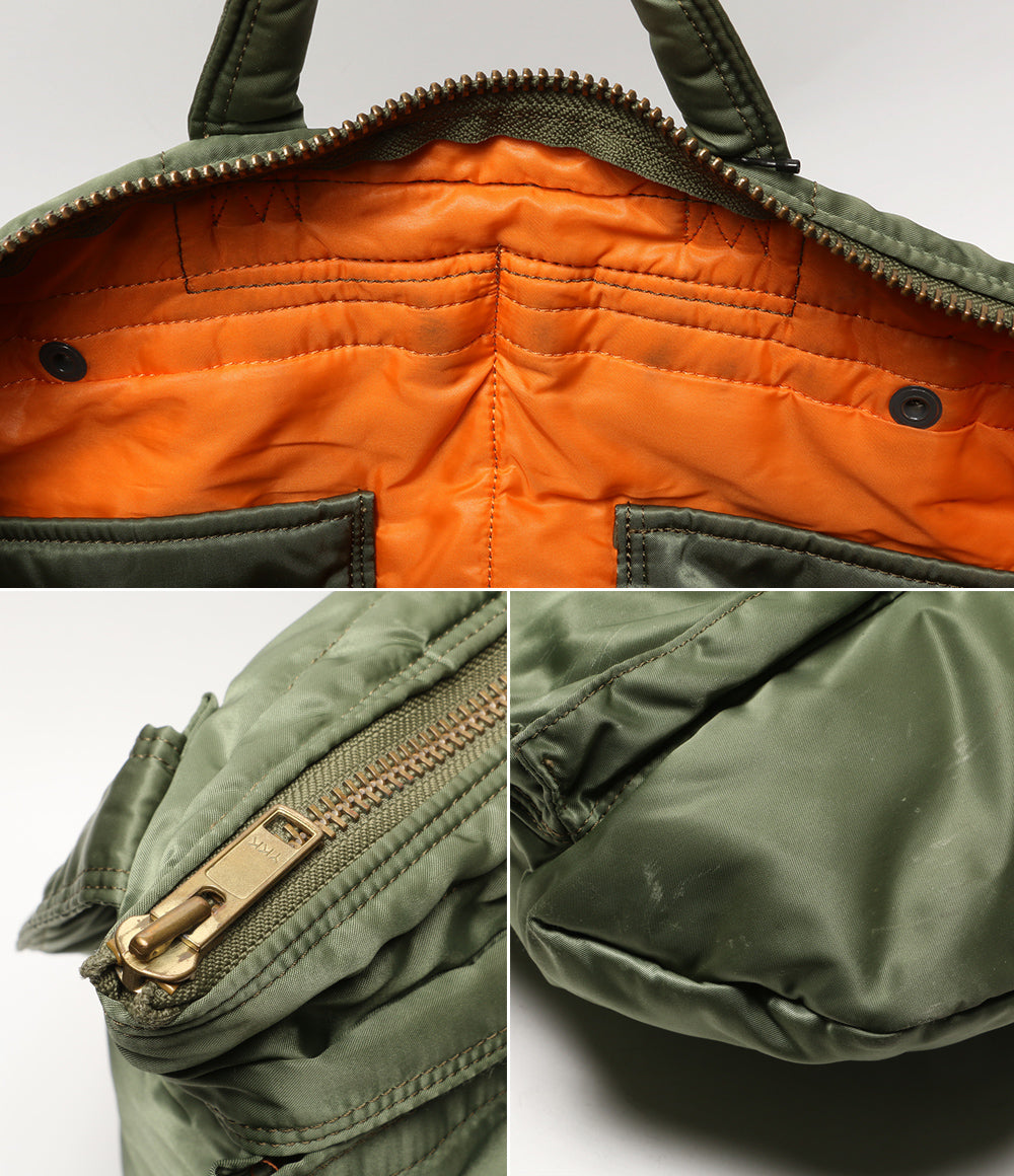 PORTER 2way ヘルメットバッグ TANKER セージグリーン メンズ ポーター