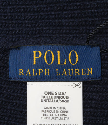 美品 POLO RALPH LAUREN ポロベア リブニット ビーニー レディース SIZE ONE ポロ・ラルフローレン