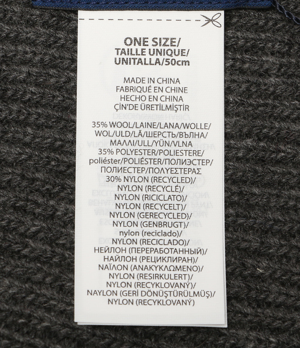 美品 POLO RALPH LAUREN ニット帽 ポロベア リブニット ビーニー レディース SIZE ONE ポロ・ラルフローレン