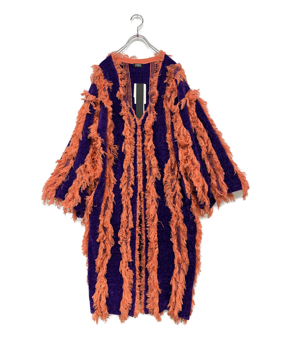 美品 PAMEO POSE カーディガン 2017年秋 MONSTER CORDIGAN 231752800101 レディース SIZE F パメオポーズ