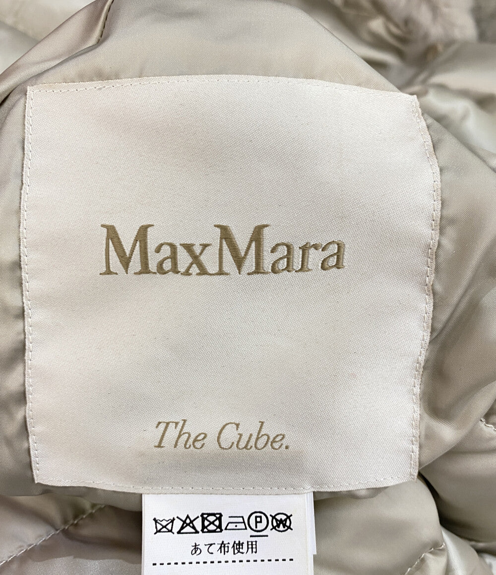 MAX MARA コート リバーシブル ダウンコート ベージュ ファー サイズ40 レディース SIZE 40 マックスマーラ