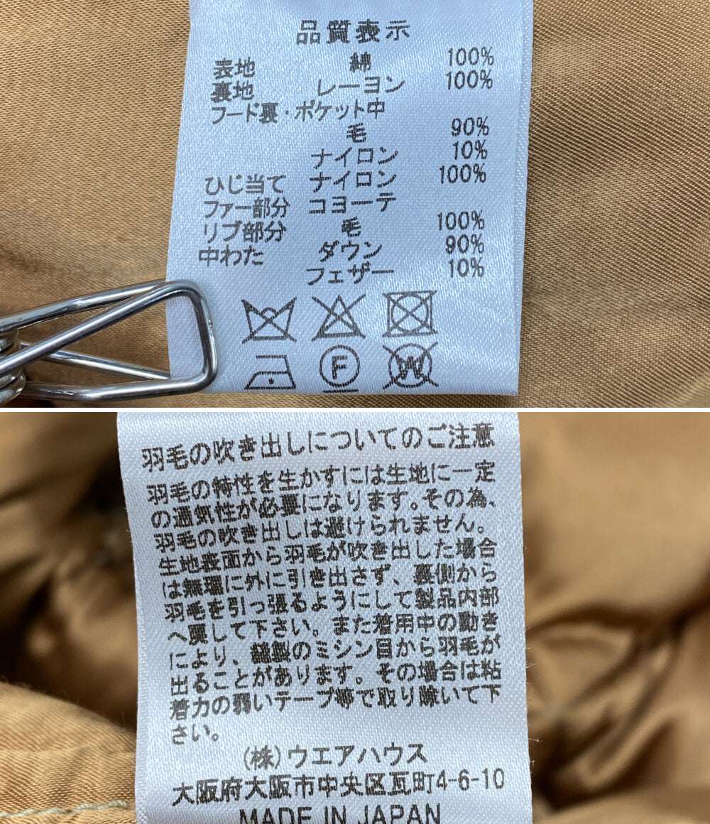 WARE HOUSE ダウンジャケット ALASKAN DOWN COAT 1930S メンズ SIZE 38 ウエアハウス