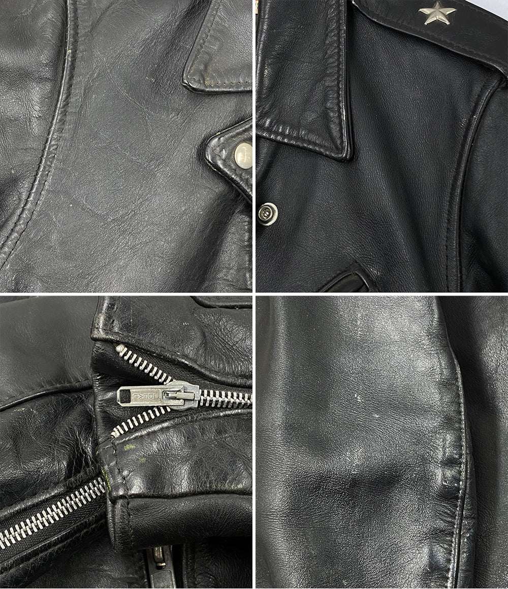 SCHOTT ダブルライダースジャケット USA製 613 ワンスター 90s メンズ SIZE 38 ショット