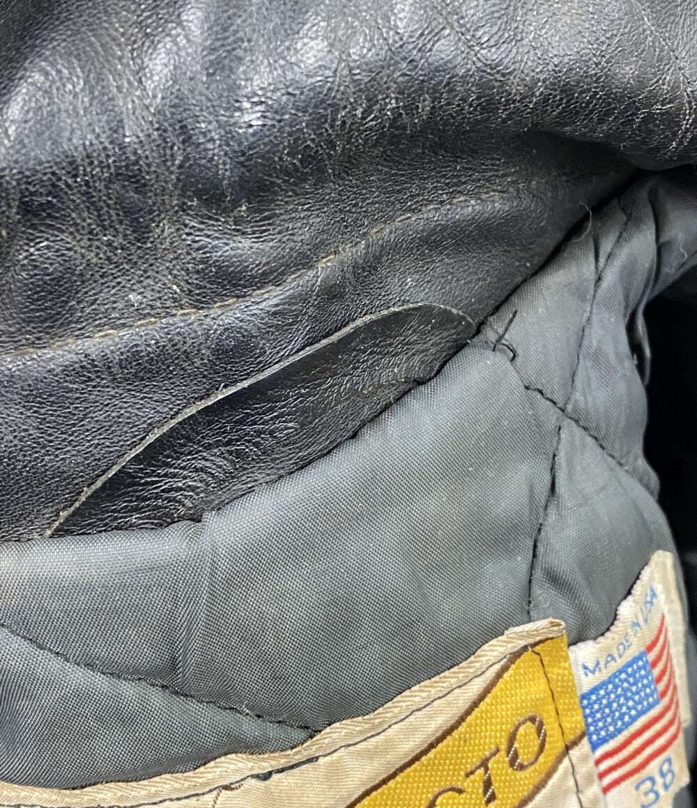 SCHOTT ダブルライダースジャケット USA製 613 ワンスター 90s メンズ SIZE 38 ショット