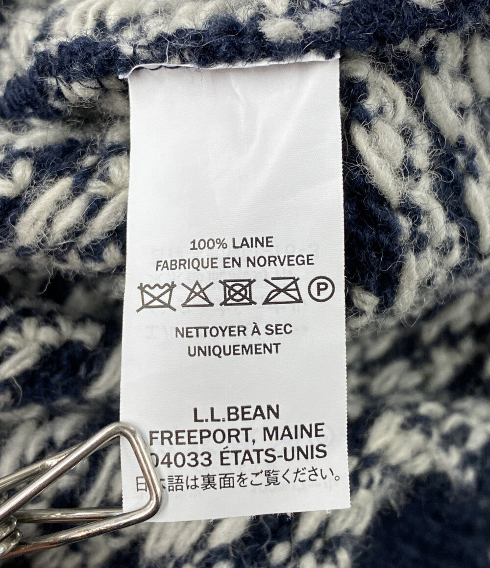 L.L.Bean ニット バーズアイ ノルウェー製 259447 メンズ SIZE S エルエルビーン