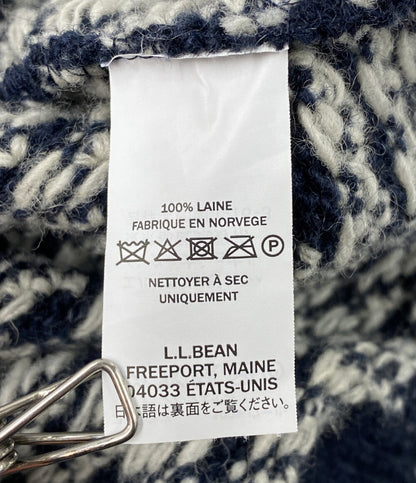 L.L.Bean ニット バーズアイ ノルウェー製 259447 メンズ SIZE S エルエルビーン