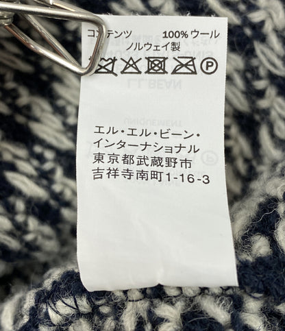 L.L.Bean ニット バーズアイ ノルウェー製 259447 メンズ SIZE S エルエルビーン
