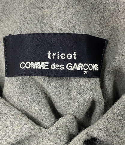 TRICOT COMME des GARCONS ウールジャケット グレー フリンジ TB-080280 レディース SIZE - トリココムデギャルソン