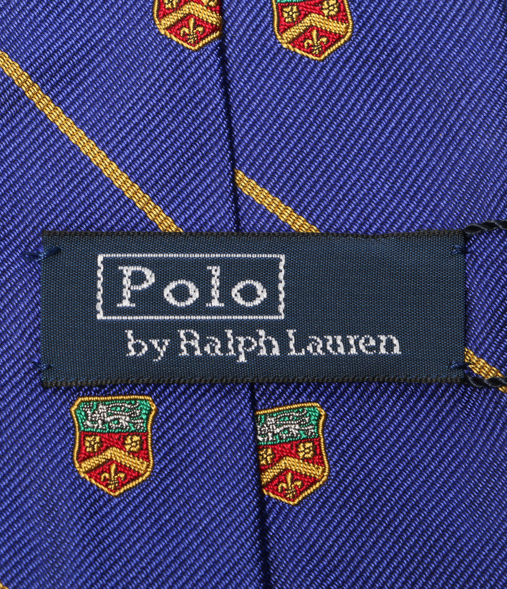 ꧁美品꧂ ラルフローレン ネクタイ ポニー ロゴ ストライプ イエロー レッド Ralph Lauren - ꧁美品꧂ ラルフローレン ネクタイ ポニー ロゴ