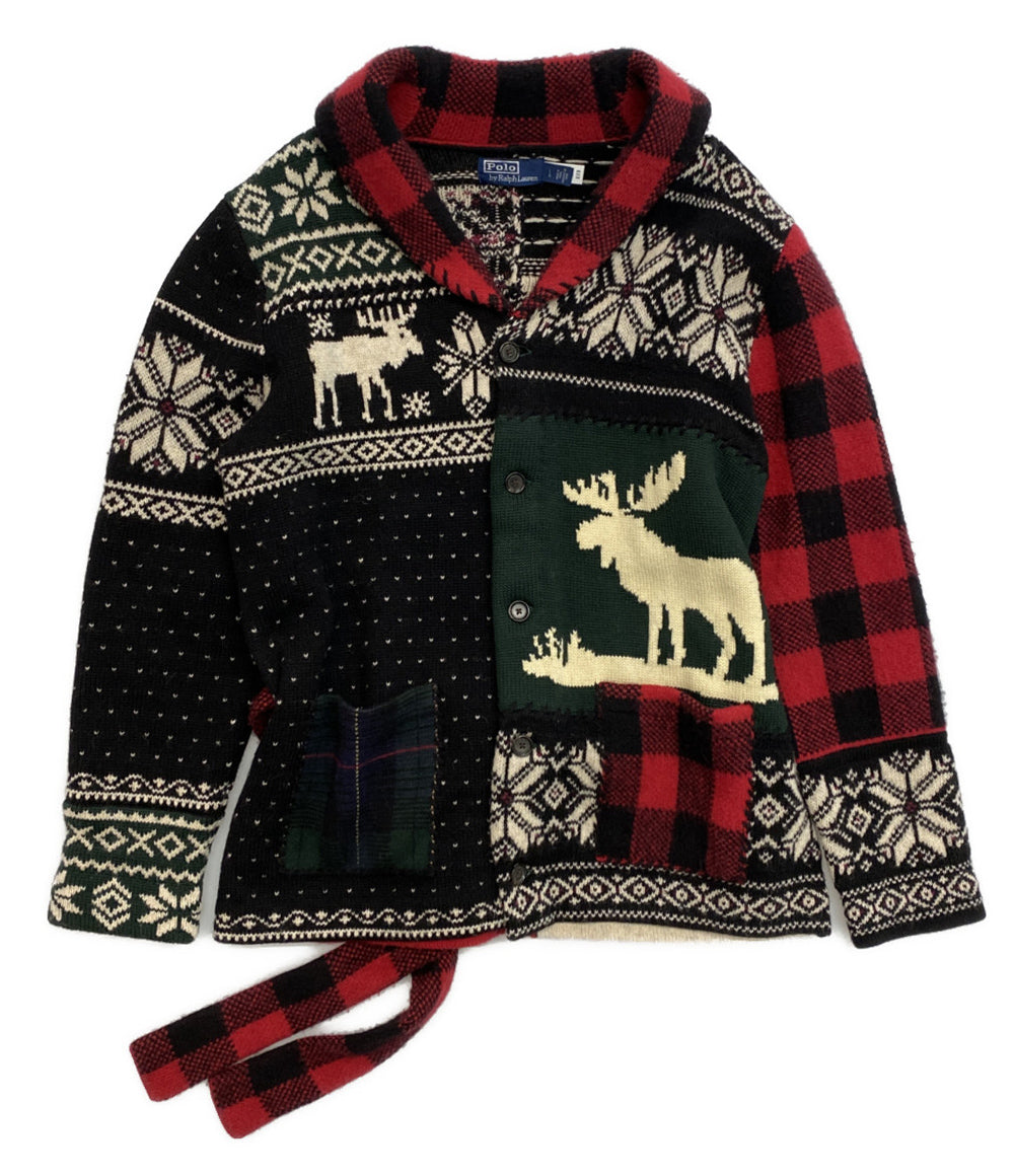 POLO RALPH LAUREN カーディガン PIMA COTTON ローゲージ ショール
