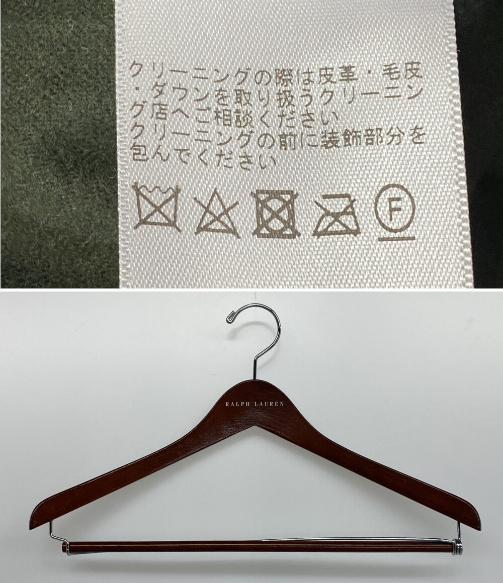 美品 POLO COUNTRY ポロカントリ― ピーコート シアリングカラー チェック ランチ ボア 2024 メンズ SIZE L