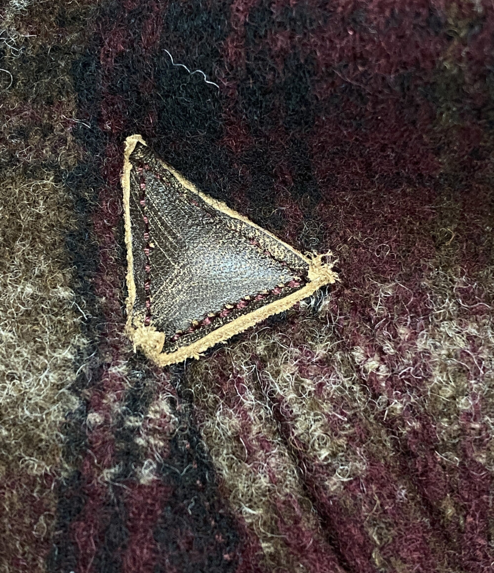 美品 POLO COUNTRY ポロカントリ― ピーコート シアリングカラー チェック ランチ ボア 2024 メンズ SIZE L