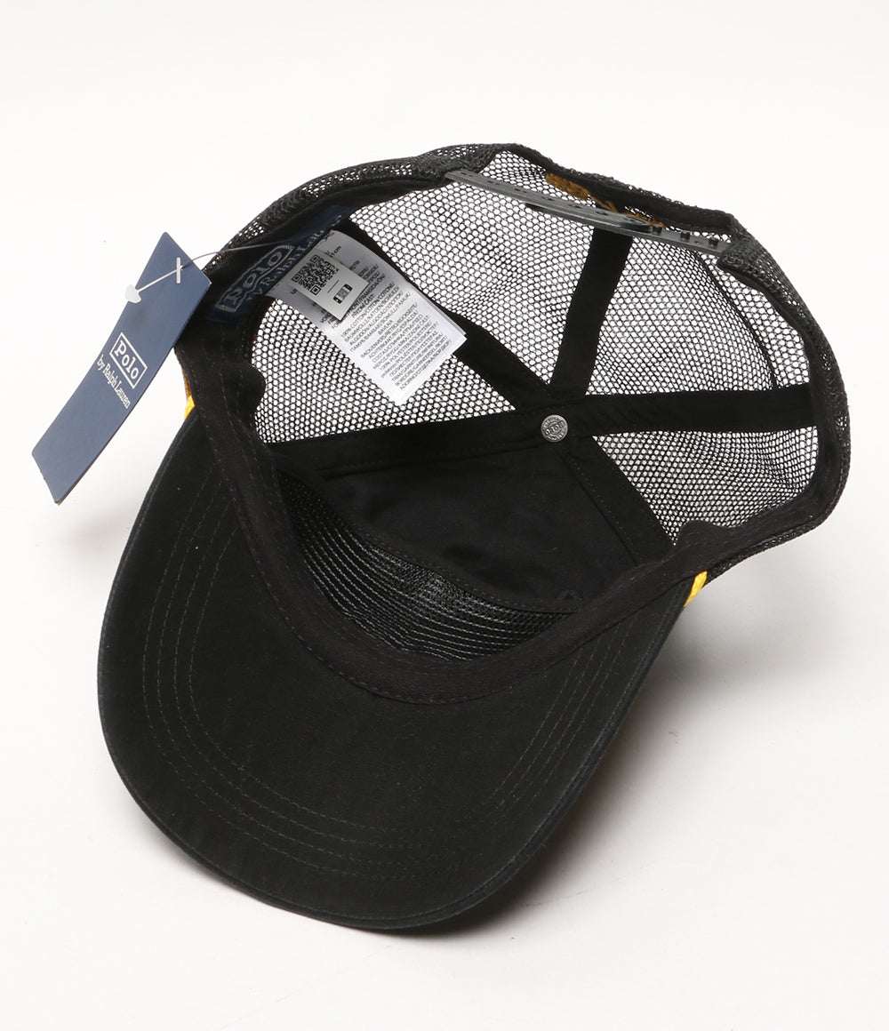 美品 POLO RALPH LAUREN キャンバス トラッカー キャップ Ralph's Grage メンズ SIZE 55-61cm ポロ・ラルフローレン