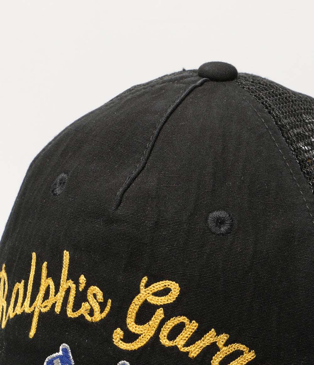 美品 POLO RALPH LAUREN キャンバス トラッカー キャップ Ralph's Grage メンズ SIZE 55-61cm ポロ・ラルフローレン
