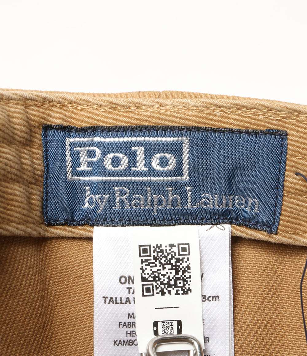 美品 POLO RALPH LAUREN ロゴツイルボールキャップ The Ralph 26SS メンズ SIZE 54-63cm ポロ・ラルフローレン