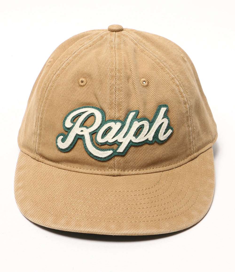 美品 POLO RALPH LAUREN ロゴツイルボールキャップ The Ralph 26SS メンズ SIZE 54-63cm ポロ・ラルフローレン