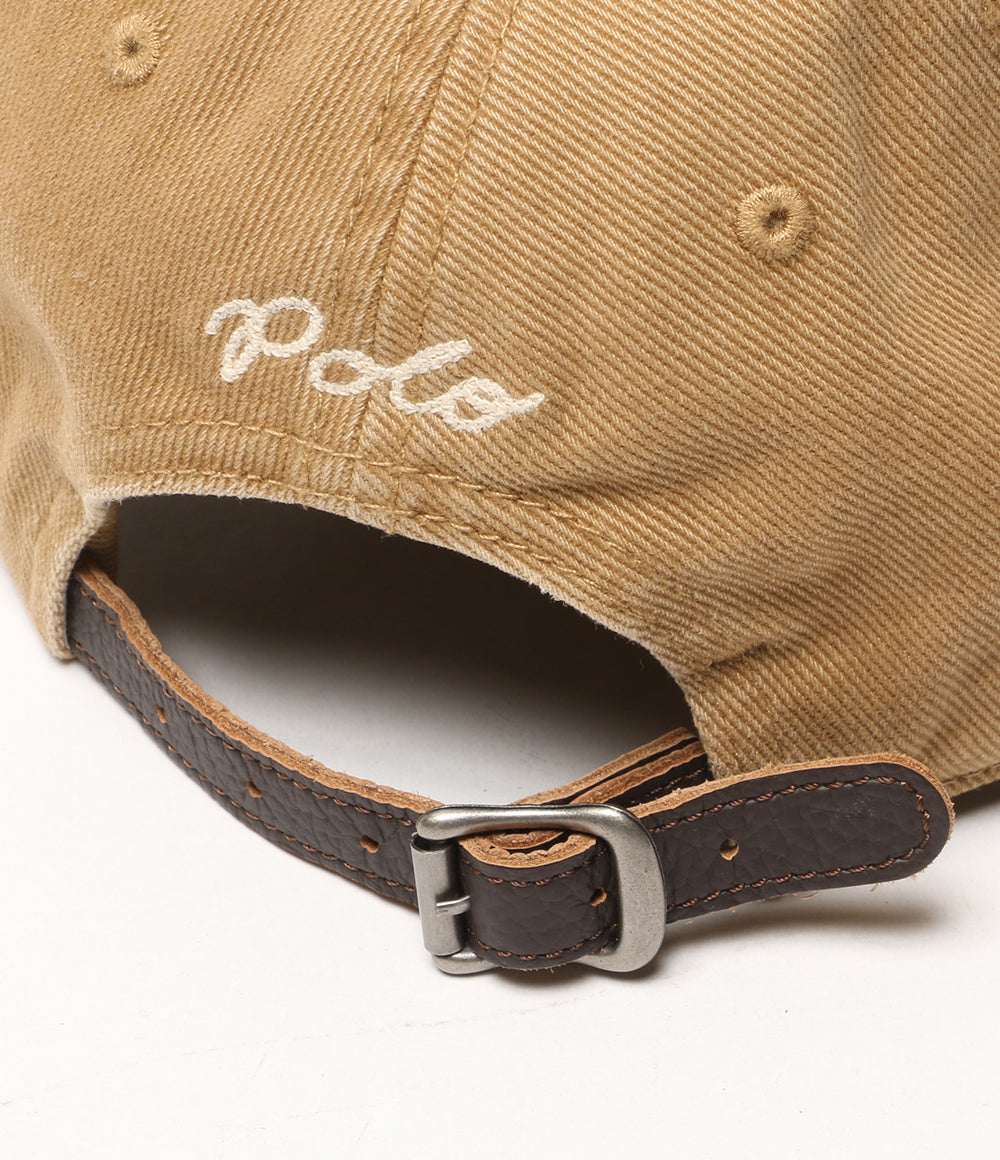 美品 POLO RALPH LAUREN ロゴツイルボールキャップ The Ralph 26SS メンズ SIZE 54-63cm ポロ・ラルフローレン