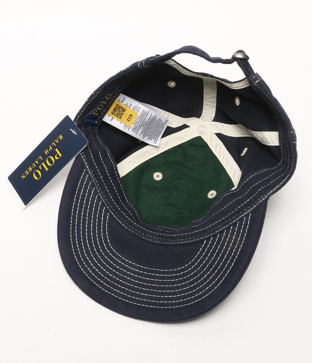 美品 POLO RALPH LAUREN ブラッシュドシャモアボールキャップ 26SS メンズ SIZE 53-63cm ポロ・ラルフローレン