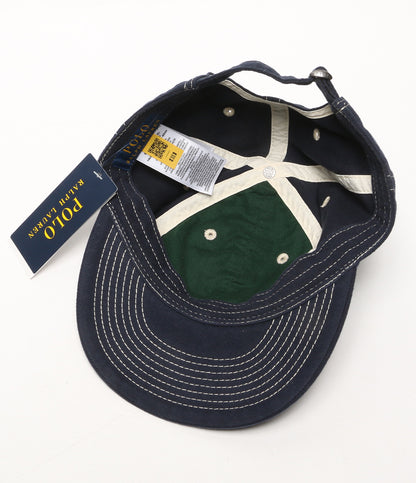 美品 POLO RALPH LAUREN ブラッシュドシャモアボールキャップ 26SS メンズ SIZE 53-63cm ポロ・ラルフローレン