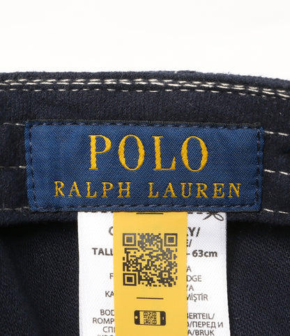 美品 POLO RALPH LAUREN ブラッシュドシャモアボールキャップ 26SS メンズ SIZE 53-63cm ポロ・ラルフローレン