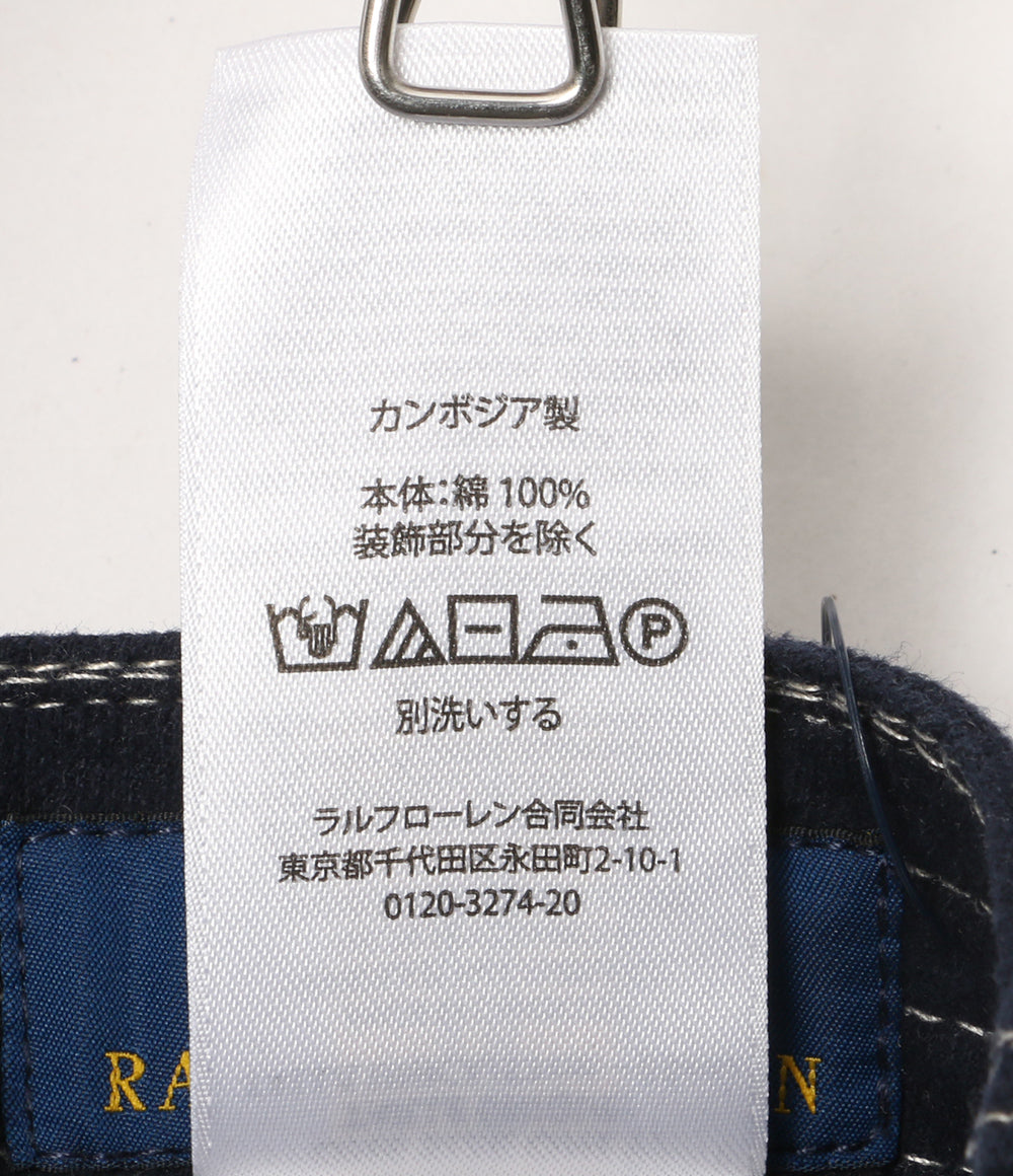 美品 POLO RALPH LAUREN ブラッシュドシャモアボールキャップ 26SS メンズ SIZE 53-63cm ポロ・ラルフローレン