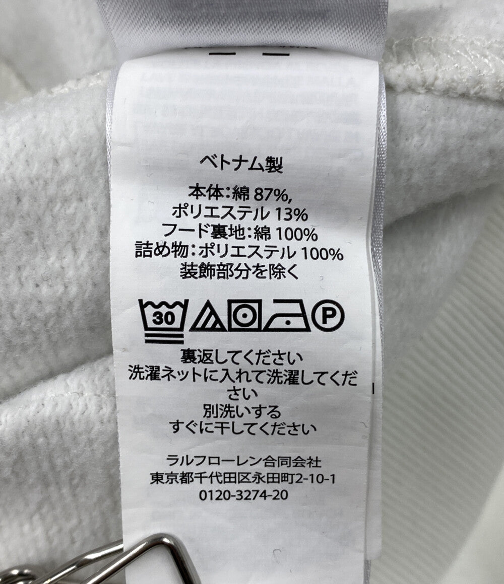 美品 POLO RALPH LAUREN パーカー VINTAGE FIT パッチワーク フリース フーディー メンズ SIZE XL ポロ・ラルフローレン