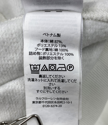 美品 POLO RALPH LAUREN パーカー VINTAGE FIT パッチワーク フリース フーディー メンズ SIZE XL ポロ・ラルフローレン