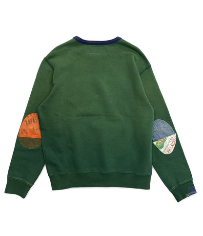 美品 POLO COUNTRY RALPH LAUREN ポロカントリ― スウェット COUNTRY Patchwork Fleece メンズ SIZE L