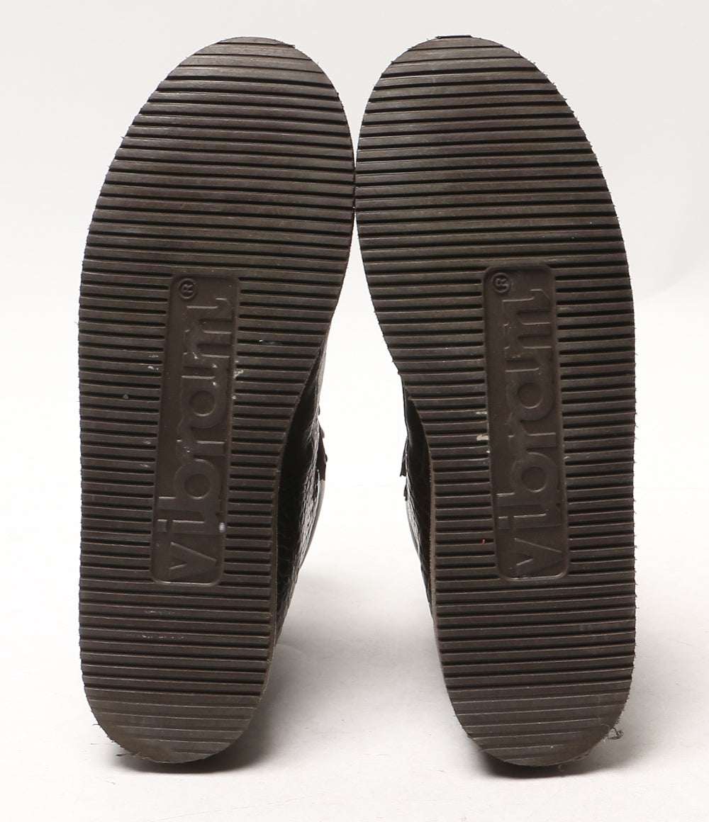 美品 DIEMME ブーツ マウンテン 型押しレザー ブラウン vibram イタリア製 メンズ SIZE 41 ディエッメ