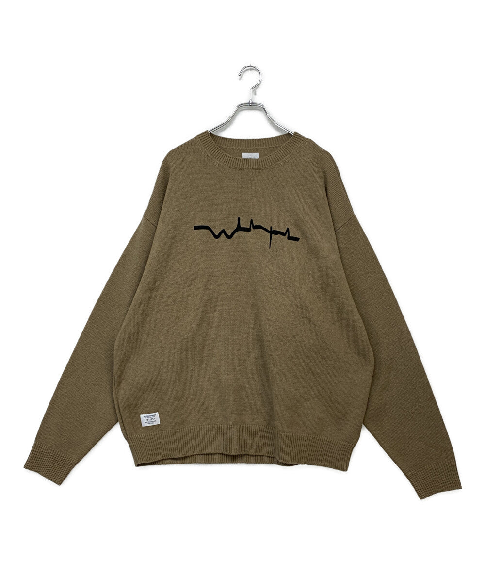 WTAPS ニット 212MADT-KNM02 VIBES SWEATER 21AW メンズ SIZE 4 ダブル