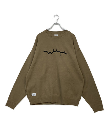 WTAPS ニット 212MADT-KNM02 VIBES SWEATER 21AW メンズ SIZE 4 ダブルタップス