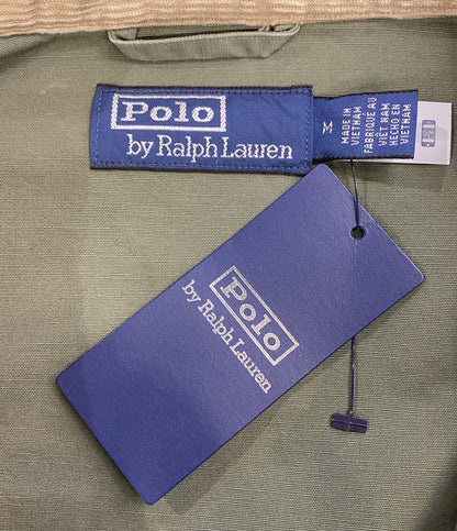 美品 POLO RALPH LAUREN ジャケット キャンバス オーバーシャツ メンズ SIZE M ポロ・ラルフローレン