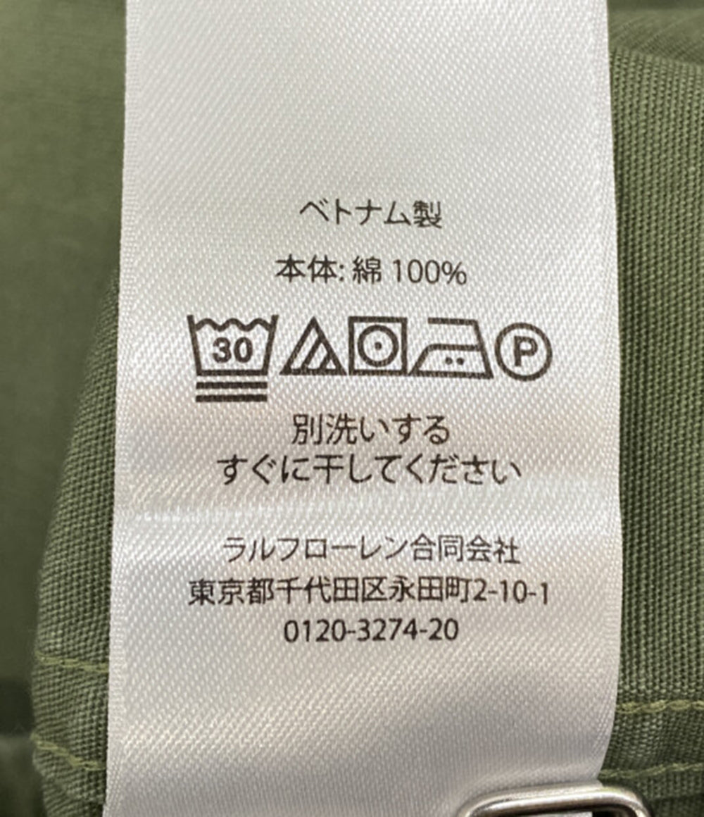 美品 POLO RALPH LAUREN ジャケット キャンバス オーバーシャツ メンズ SIZE M ポロ・ラルフローレン