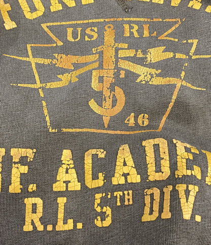 POLO RALPH LAUREN スウェット 前V FORT DAVID OLIVE カナダ限定 メンズ SIZE XL ポロ・ラルフローレン