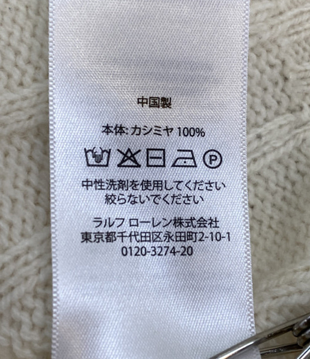 美品 POLO RALPH LAUREN カシミアニット セーター アイコニック ケーブル メンズ SIZE XL ポロ・ラルフローレン