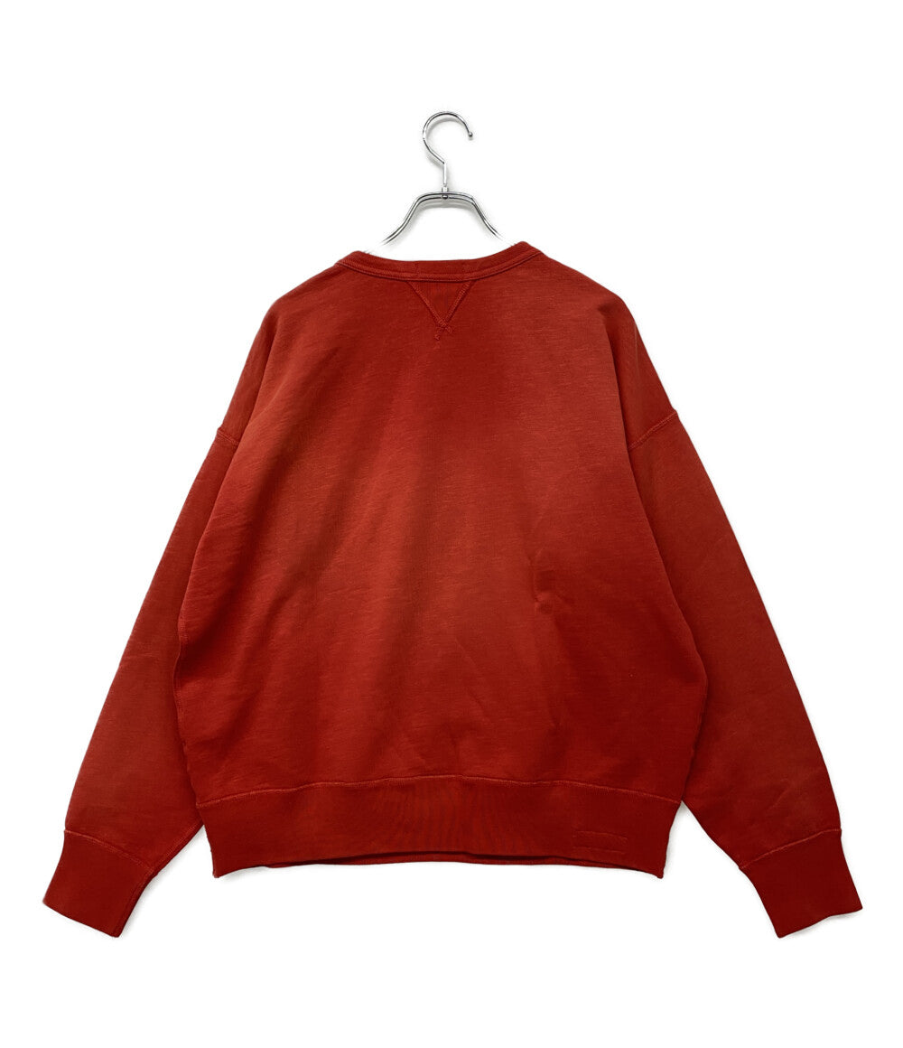 美品 POLO RALPH LAUREN スウェット VINTAGE FIT FLEECE GRAPHIC SWEAT RED メンズ SIZE L ポロ・ラルフローレン