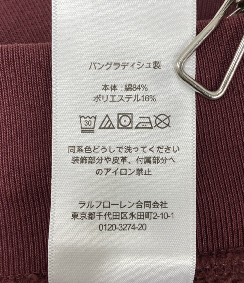 POLO RALPH LAUREN フリース グラフィック バーガンディー メンズ SIZE L ポロ・ラルフローレン
