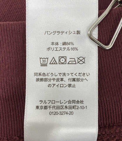 POLO RALPH LAUREN フリース グラフィック バーガンディー メンズ SIZE L ポロ・ラルフローレン
