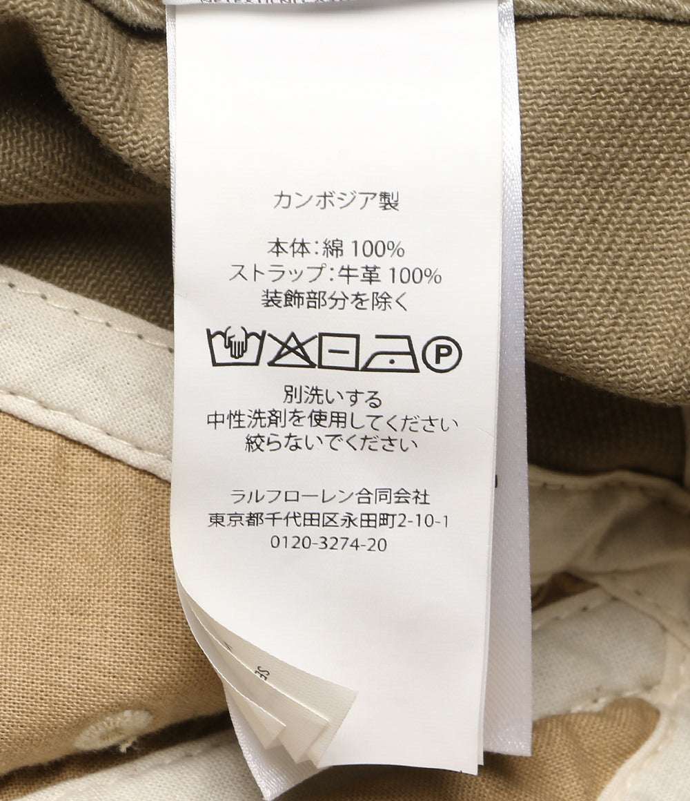 美品 POLO RALPH LAUREN ウォッシュド ツイル ボール キャップ オリーブ メンズ SIZE O/S ポロ・ラルフローレン