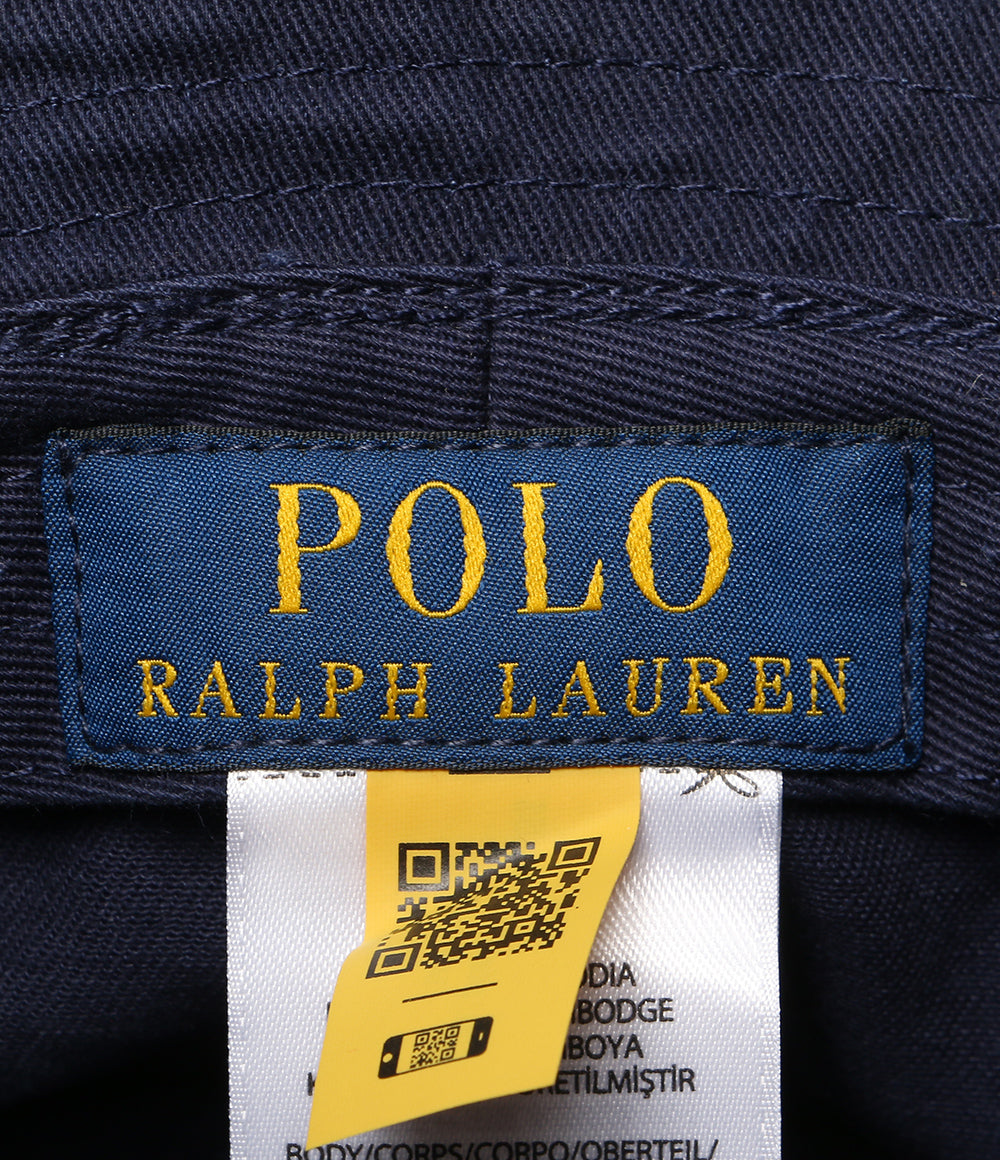 美品 POLO RALPH LAUREN POLO ベア ツイル バケット ハット NAVY メンズ SIZE L/XL ポロ・ラルフローレン