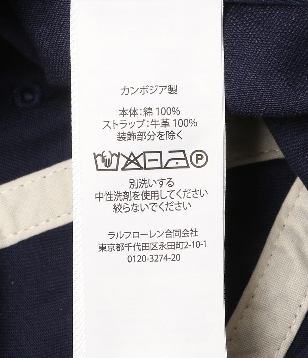 POLO RALPH LAUREN ロゴエンブロイダリー ツイル ボール キャップ NAVY メンズ SIZE O/S ポロ・ラルフローレン