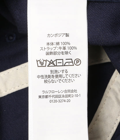 POLO RALPH LAUREN ロゴエンブロイダリー ツイル ボール キャップ NAVY メンズ SIZE O/S ポロ・ラルフローレン