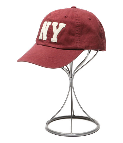 POLO RALPH LAUREN キャップ NY パッチ ツイル ボール キャップ バーガンディー メンズ SIZE O/S ポロ・ラルフローレン