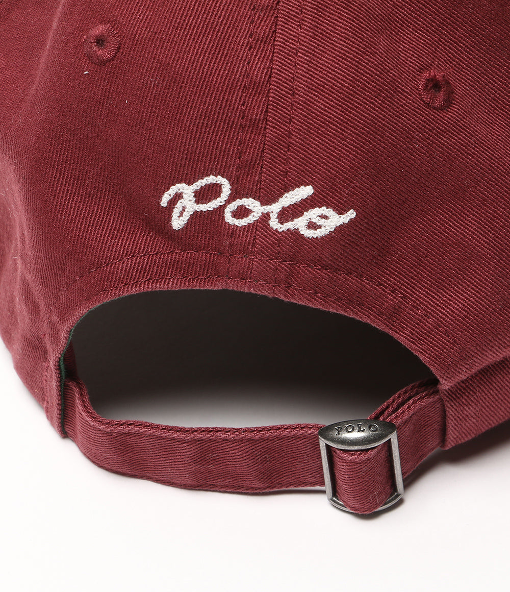 POLO RALPH LAUREN キャップ NY パッチ ツイル ボール キャップ バーガンディー メンズ SIZE O/S ポロ・ラルフローレン