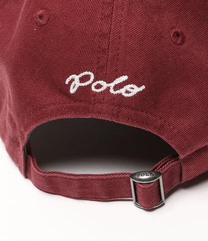 POLO RALPH LAUREN キャップ NY パッチ ツイル ボール キャップ バーガンディー メンズ SIZE O/S ポロ・ラルフローレン