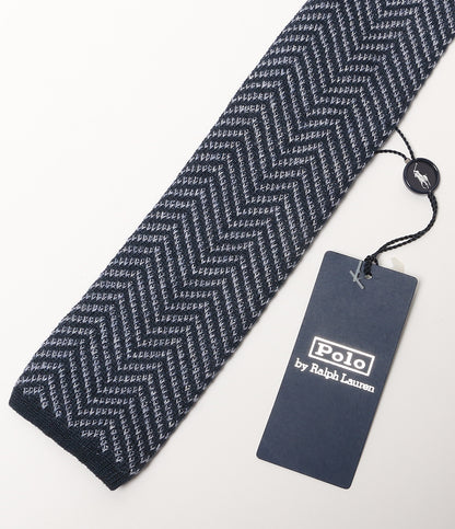 美品 POLO RALPH LAUREN ニット リネン ネクタイ 柄 メンズ ポロ・ラルフローレン